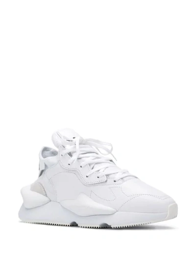 Shop Y-3 Kaiwa Chunky Sneakers In White Black