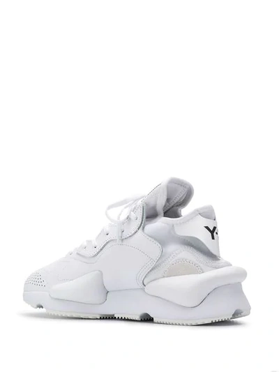 Shop Y-3 Kaiwa Chunky Sneakers In White Black