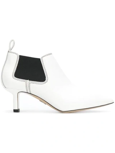 Shop Paul Andrew Ana Ankle Boots In White