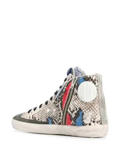 GOLDEN GOOSE HIGH TOP SNEAKERS - 红色