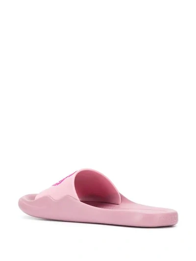 Shop Kenzo Tiger Slides In Pink