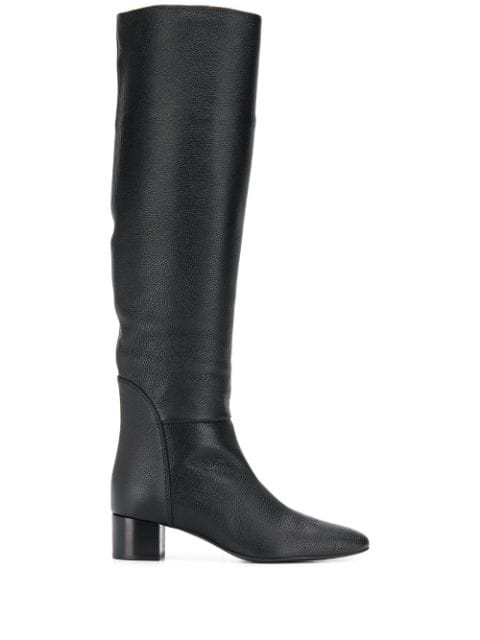 knee high construction boots