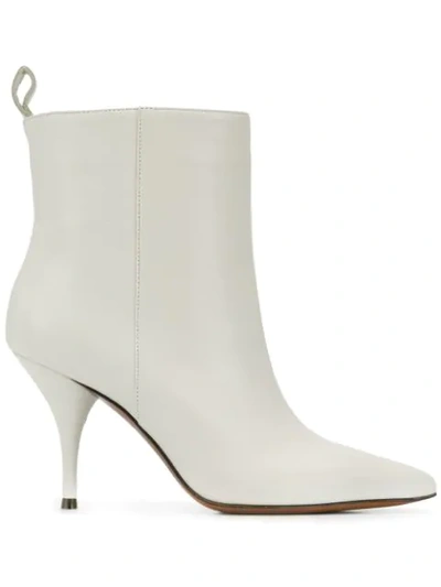 Shop L'autre Chose Stivaletto Tubolare Boots In White