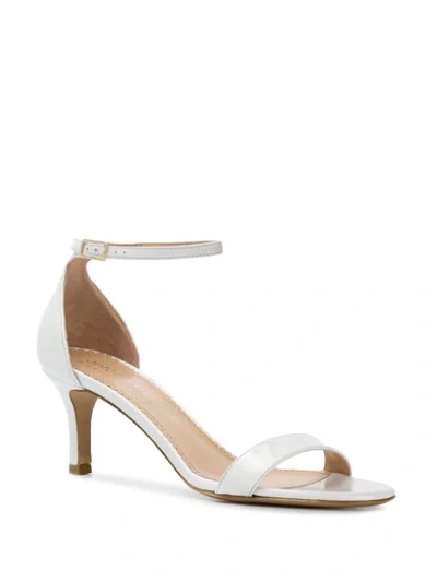 Shop Antonio Barbato Mid-heel Sandals In White