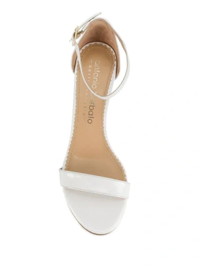 Shop Antonio Barbato Mid-heel Sandals In White