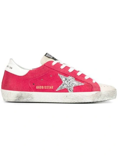 Shop Golden Goose Superstar Sneakers In Pink