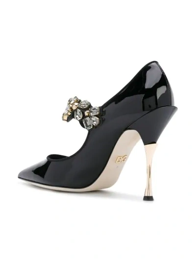 Shop Dolce & Gabbana Cardinale Mary Jane Pumps In Black