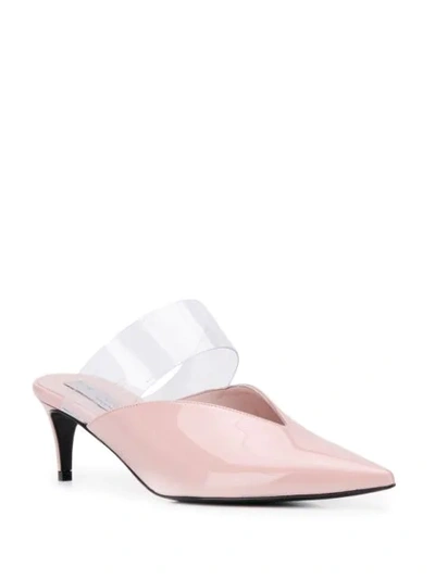 Shop Stella Mccartney Pointed Mules In Pink