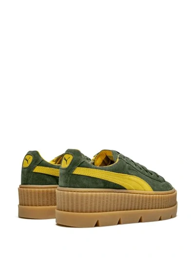 Shop Puma 'cleated Creeper' Sneakers In Green