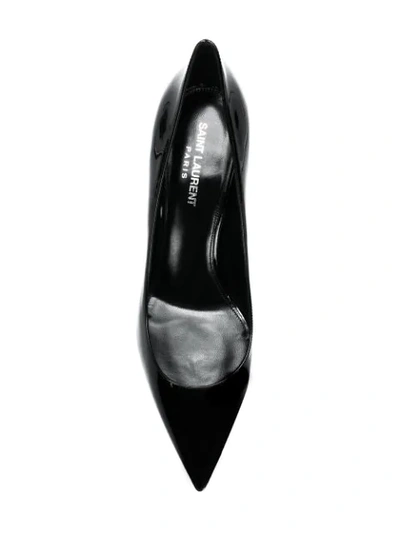 Shop Saint Laurent Opyum 85mm Pumps In Black