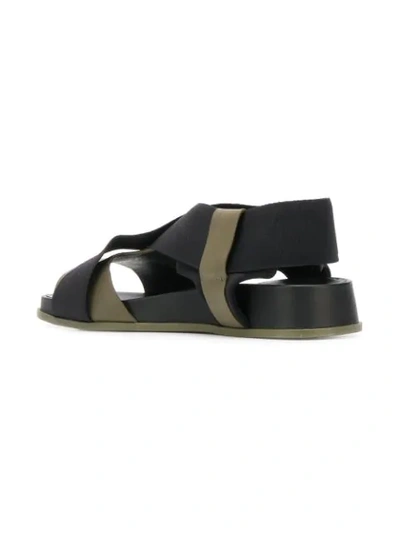 Shop Camper Antonik Sandals In 003 Green And Black