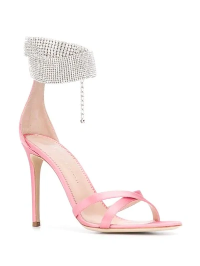 Shop Giuseppe Zanotti Janell Sandals In Pink