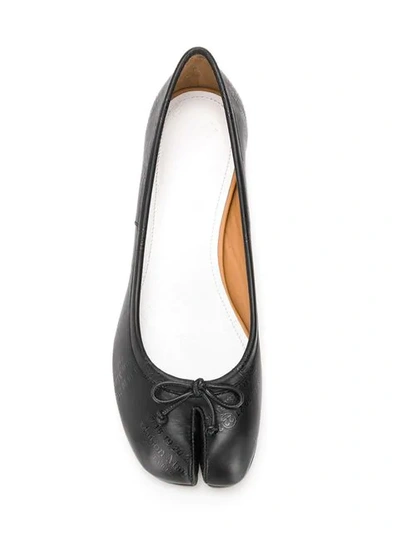 Shop Maison Margiela Tabi Ballerinas In Black