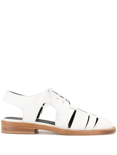 Shop Sonia Rykiel Sandalen Im Hybrid-look - Weiss In White