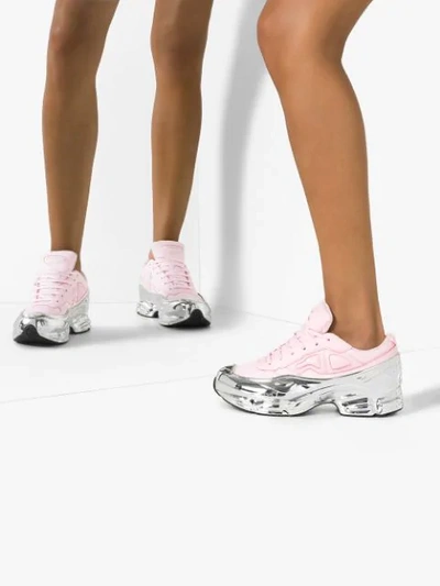 Shop Adidas Originals Ozweego Sneakers In Clear Pink