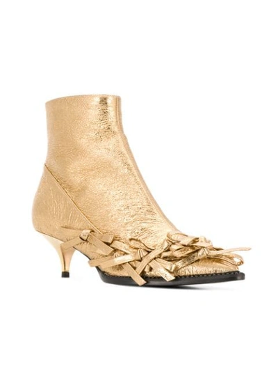 Shop N°21 Vulcano Mekong Booties In Gold