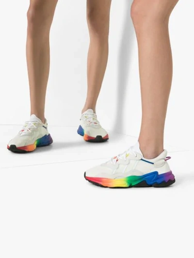Shop Adidas Originals Ozweego Neoprene Sneakers In Multicolour