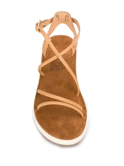 Shop Ancient Greek Sandals Flatform-sandalen - Nude In Neutrals