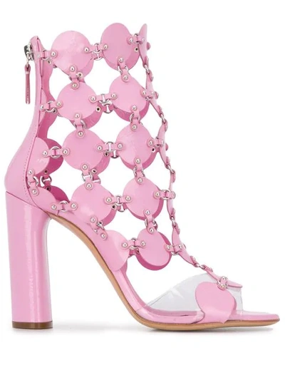 Shop Casadei Futura Sandals In Pink