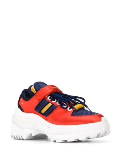 Shop Maison Margiela Retro Fit Sneakers In Orange