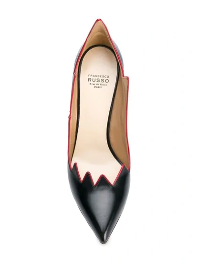 Shop Francesco Russo Classic Pointed Pumps In Black