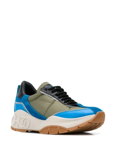 Shop Jimmy Choo Raine Sneakers In Green