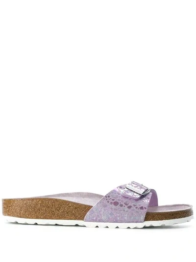 Shop Birkenstock 'madrid' Sandalen In Purple