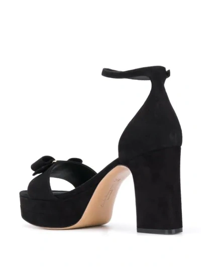 Shop Ferragamo Eclipse Platform Sandals In Black