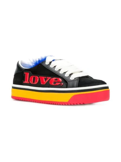 Shop Marc Jacobs Love Sneakers - Black