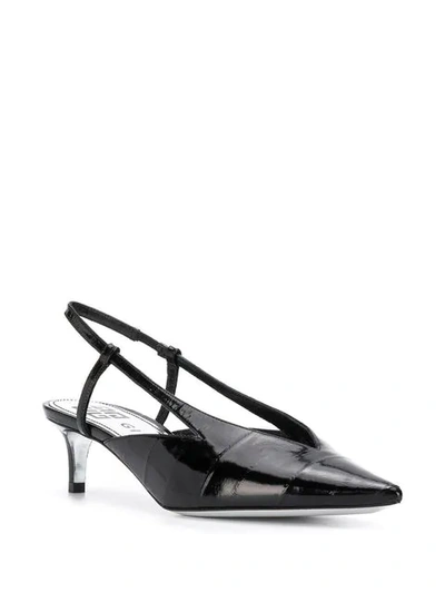 GIVENCHY CUT-OUT SLINGBACK PUMPS - 黑色