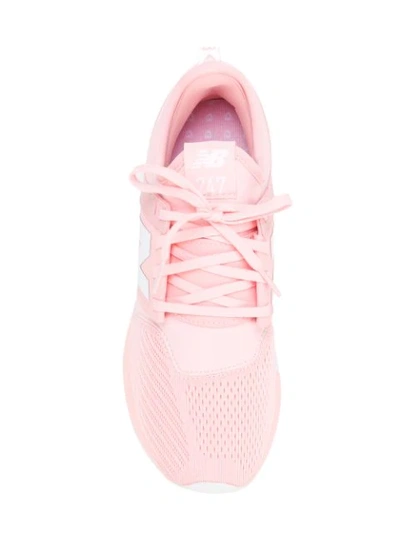 Shop New Balance 247 Low Top Trainers - Pink