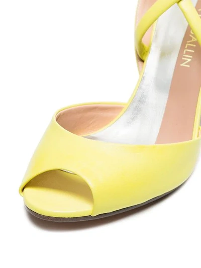 yellow Ballin Lidae 95 leather sandals