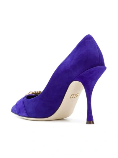 Shop Dolce & Gabbana Lori Pumps - Purple