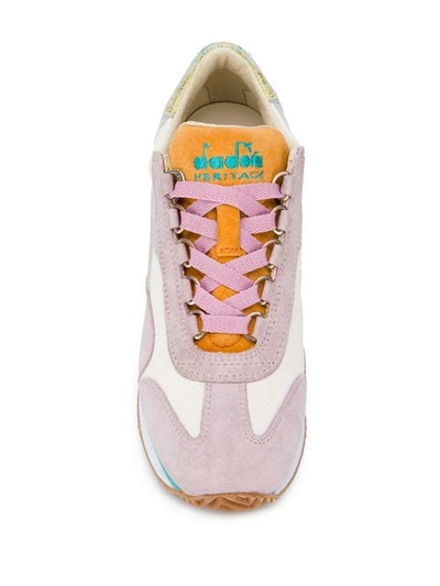 Shop Diadora Equipe H Canvas Sw Evo Sneakers In Pink