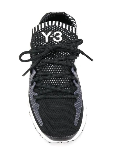 Shop Y-3 Raito Racer Sneakers In Black
