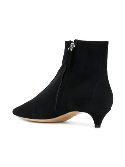 Shop Tod's Embellished Ankle Boots In Black