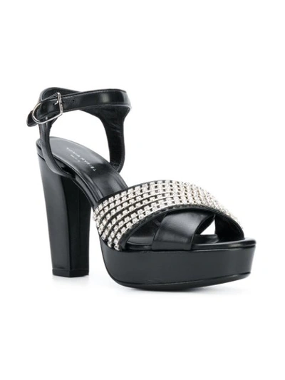 Shop Sonia Rykiel Sr Embellished Sandals In Black