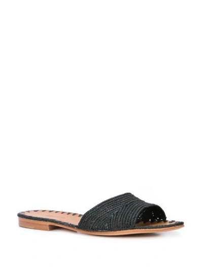 Shop Carrie Forbes Fati Woven Sandals - Blue