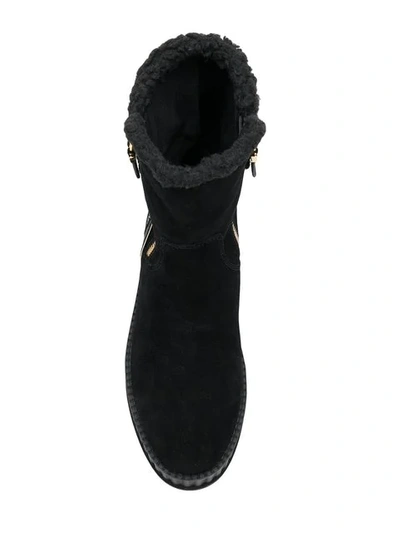 Shop Michael Michael Kors Platform Boots In Black