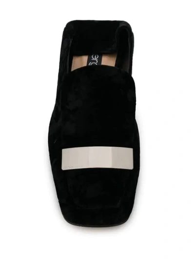 Shop Sergio Rossi Sr1 Loafers In Black