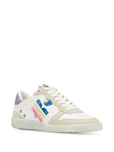 Isabel Marant Bulian Baskets Sneakers In White Suede And Leather | ModeSens