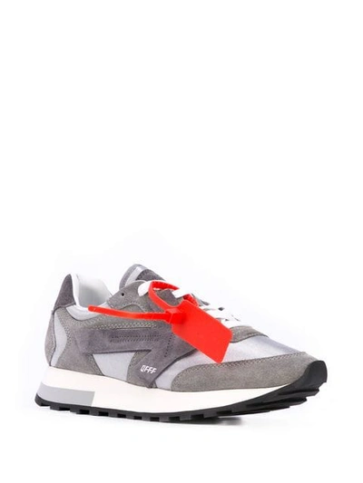 OFF-WHITE RUNNER SNEAKERS - 灰色