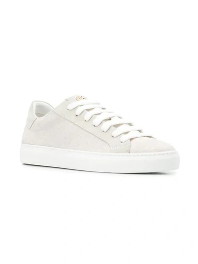 Shop Hide & Jack Low Top Trainers In Neutrals