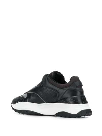 Tod's Panelled Slip-on Sneakers In Black