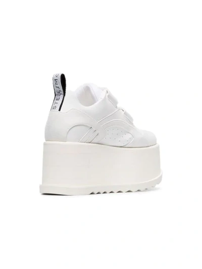Shop Stella Mccartney Eclypse Touch-strap Sneakers In White