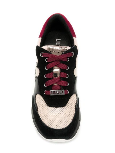Shop Liu •jo Gigi Sneakers In Black