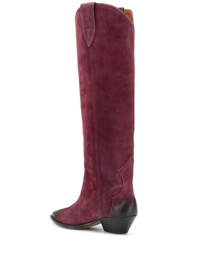 Shop Isabel Marant Denvee Boots In Red