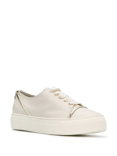 Shop Agl Attilio Giusti Leombruni Platform Sole Sneakers In White