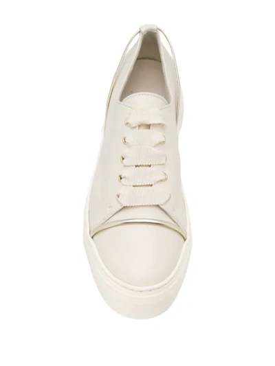 Shop Agl Attilio Giusti Leombruni Platform Sole Sneakers In White