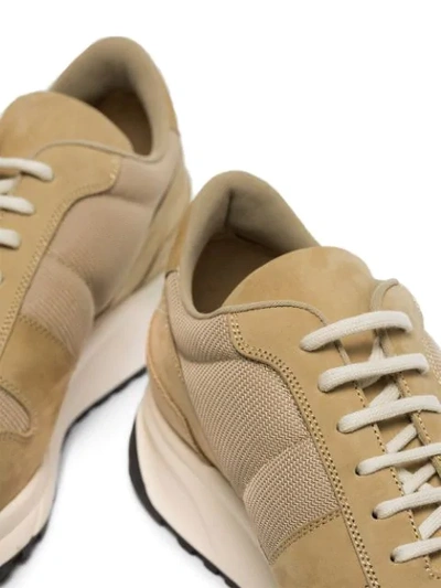 Shop Common Projects Track Vintage Low Sneakers In Neutrals